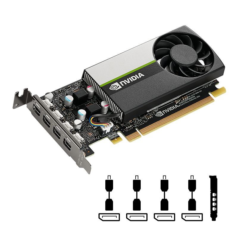 Detalhes de Placa Gráfica Nvidia Quadro T600 4GB GDDR6 128bits Turing - VCNT600-PB