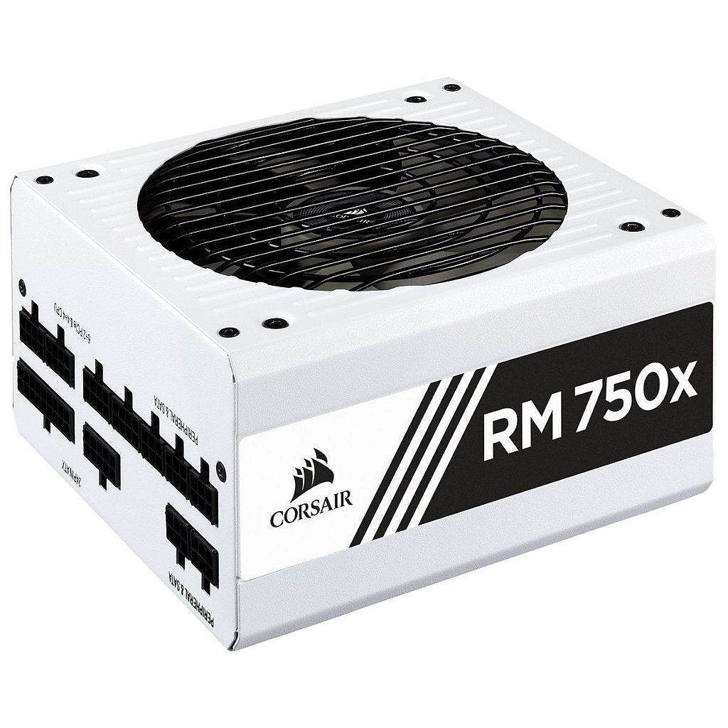 Fonte Corsair 750w RMx Modular 80 Plus Gold White Series