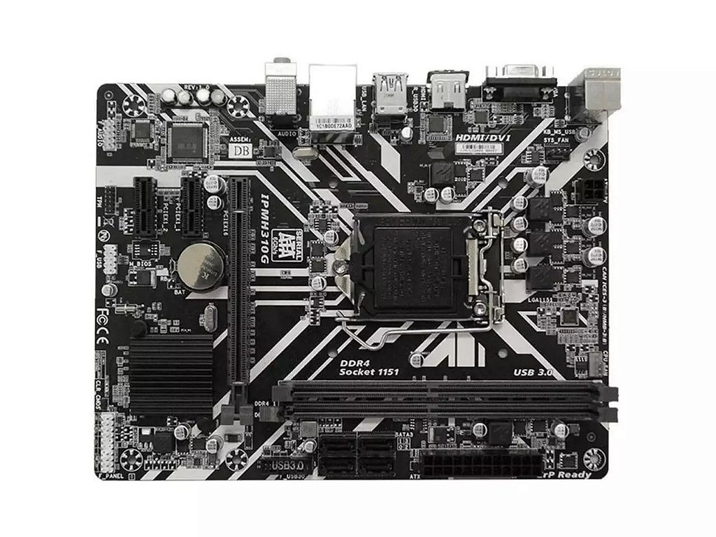 Detalhes de Placa Mãe Pcware H310 Hdmi Vga Intel LGA 1151 DDR4 IPMH310G