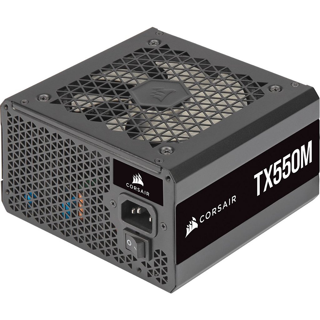 Detalhes de Fonte Corsair 550w TMx Series Semi Modular 80 Plus Gold - TM550x