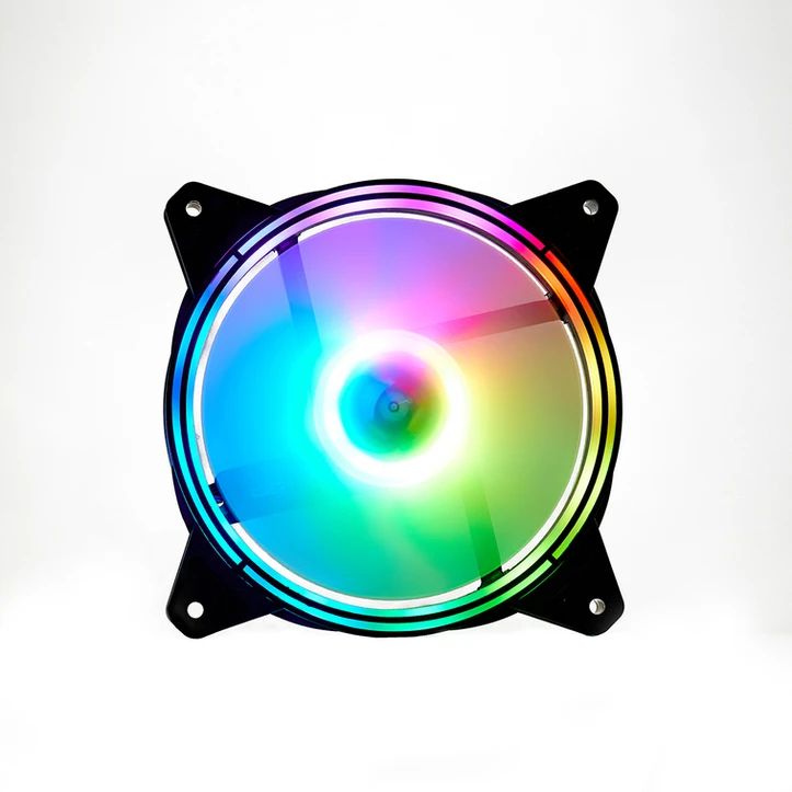 Detalhes de Kit Fan Com 3 Unidades Rgb 120mm Com Controladora - Liketec
