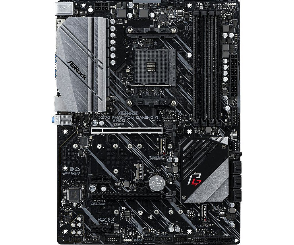 Detalhes de Placa Mae ASRock X570 Phantom Gaming 4 AMD AM4 Atx DDR4 HDMI