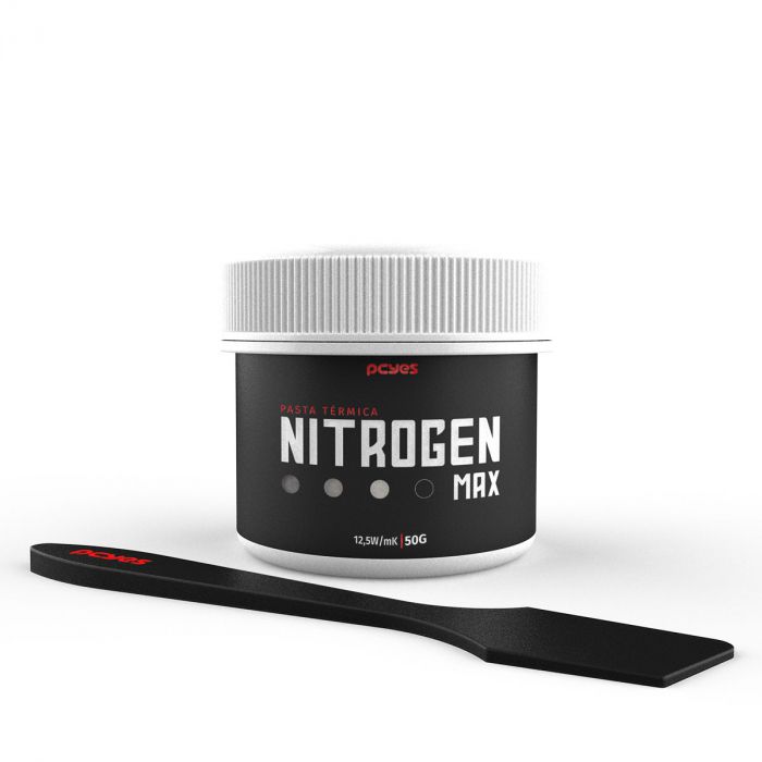 Detalhes de Pasta Térmica Pcyes Nitrogen Max Cond 12,5W/MK Grey Pote 50G