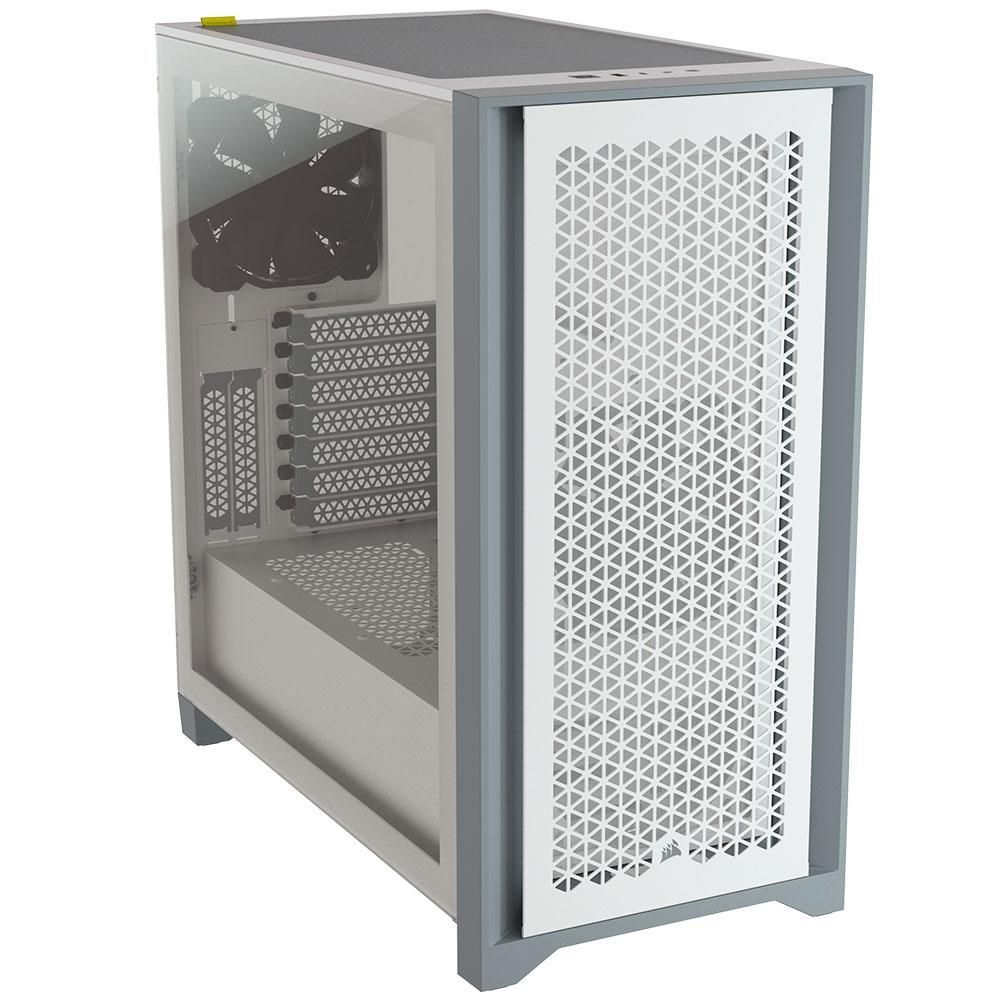 Gabinete Gamer Corsair 4000D AirFlow Branco MidTower 2 Fans