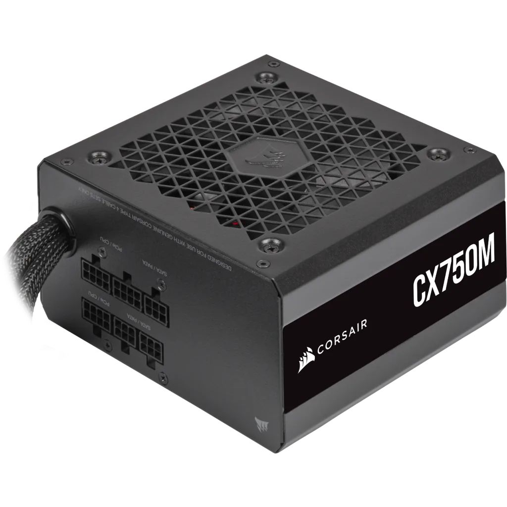 Detalhes de Fonte Corsair 750W 80 PLUS Bronze CX750M Semimodular 80 Plus