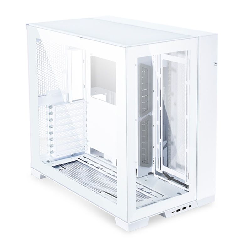 Detalhes de Gabinete Gamer Lian Li O11 Dynamic Evo Branco C Modo Reverso