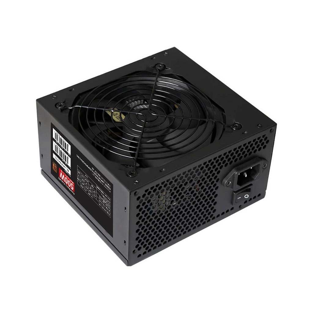Detalhes de Fonte Gamer Bluecase 500W 80 Plus Bronze - BLU500R