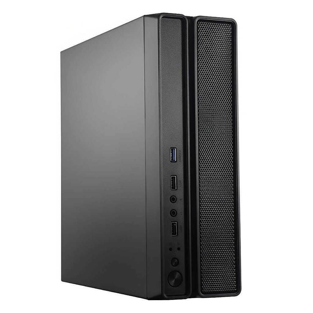 Gabinete Office Slim Bluecase Preto com Fonte 200W - BG-2002