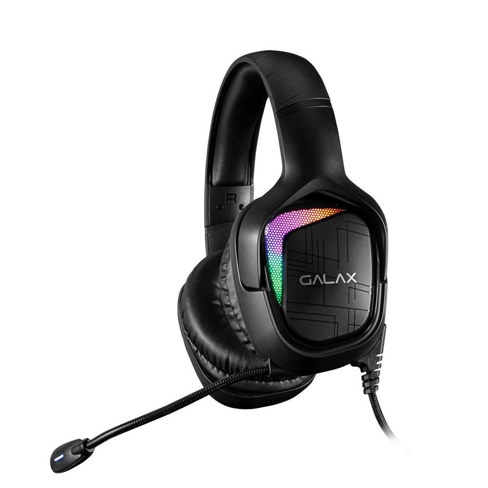 Detalhes de Headset Gamer 7.1 Surround Galax Sonar Preto USB 2.0 RGB SNR-04