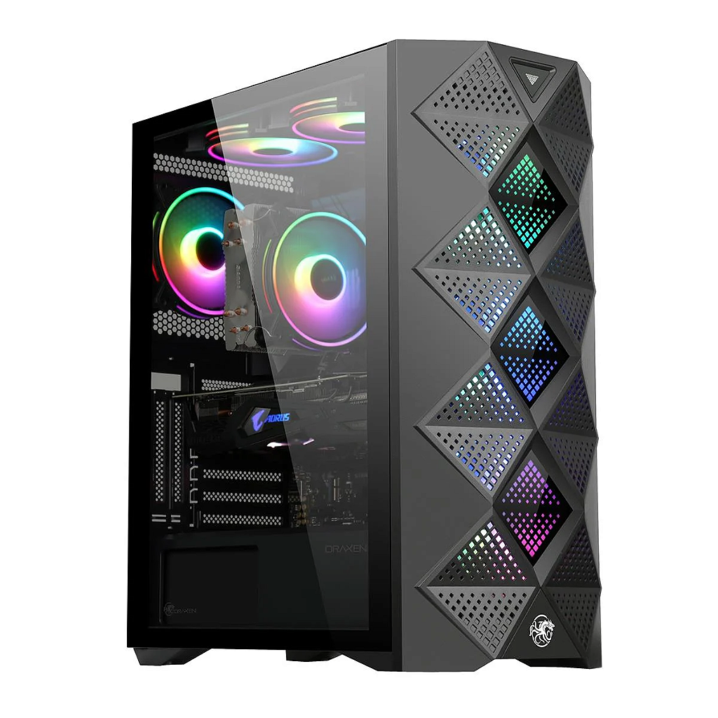 Detalhes de Computador Gamer Intel I5 10400F, 16GB DDR4 RGB, SSD 500GB, RTX 3050 8GB