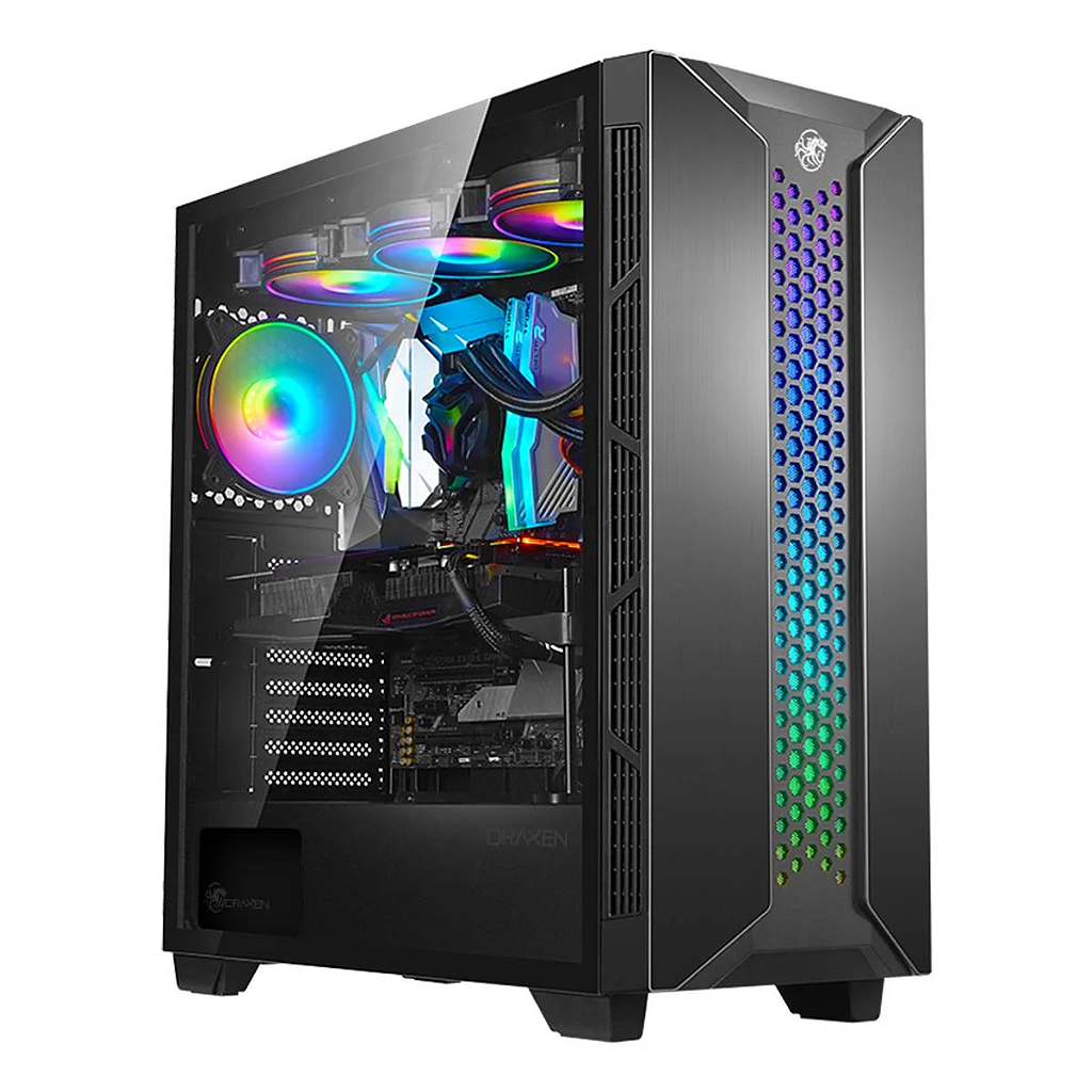 Detalhes de Computador Gamer AMD Ryzen 7 5700X, 16GB DDR4 RGB, SSD 500GB, RTX 4060 8GB