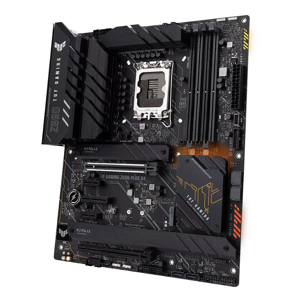 Detalhes de Placa Mae Asus Tuf Gaming Z690-Plus-D4 DDR4 LGA1700 Atx Z690