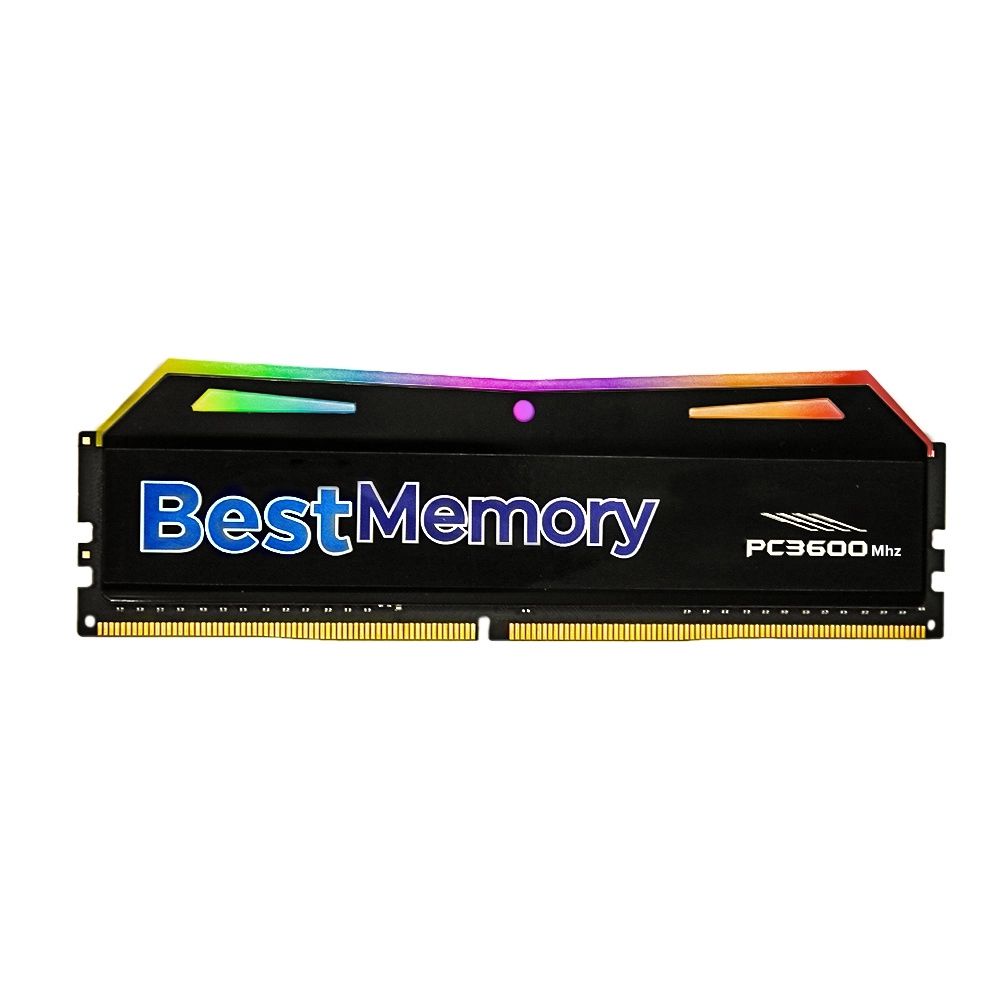 Detalhes de Memória Ram Gamer RGB 8GB DDR4 3600Mhz Preta - Best Memory