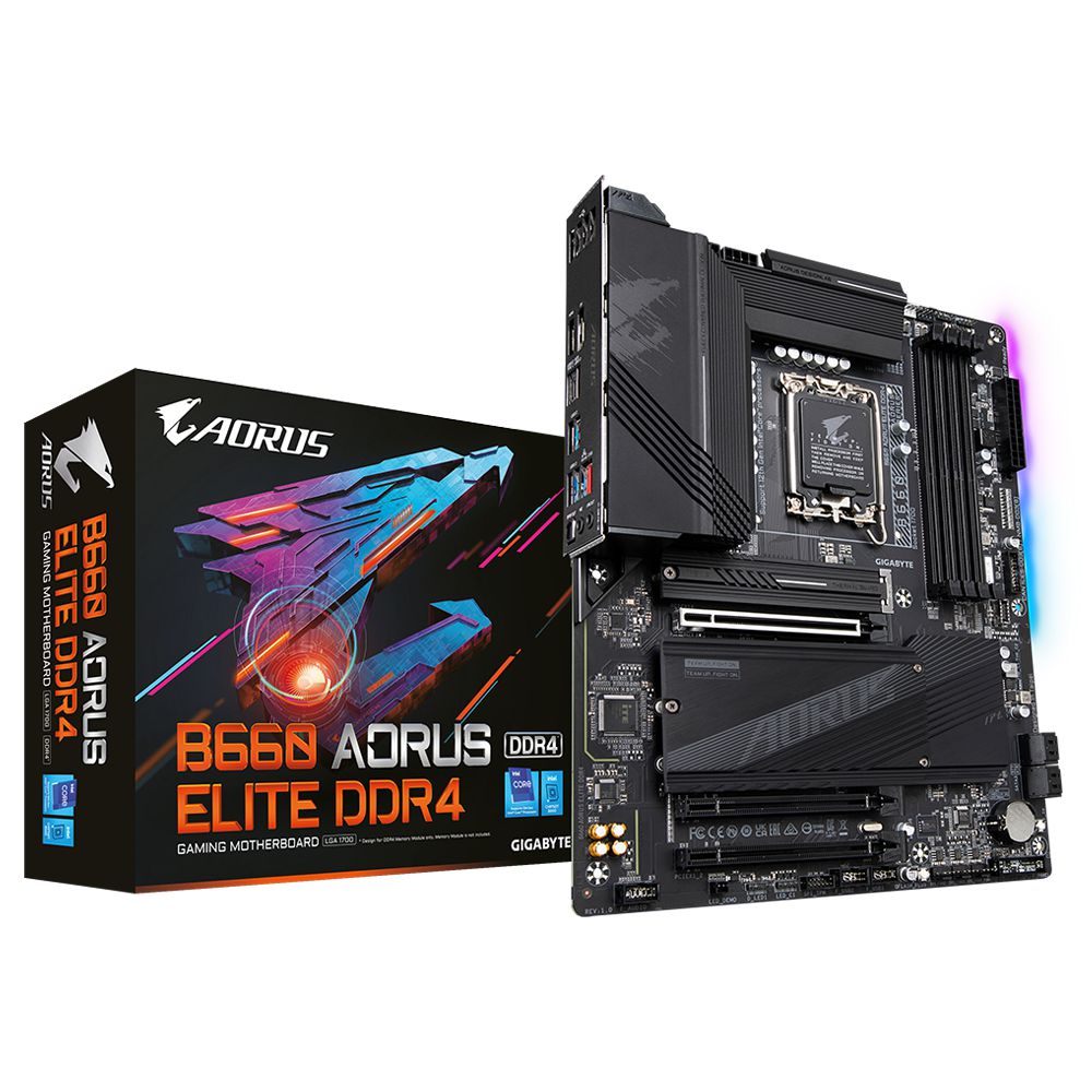 Placa Mae Gigabyte B660 Aorus Elite DDR4 LGA1700 ATXB660