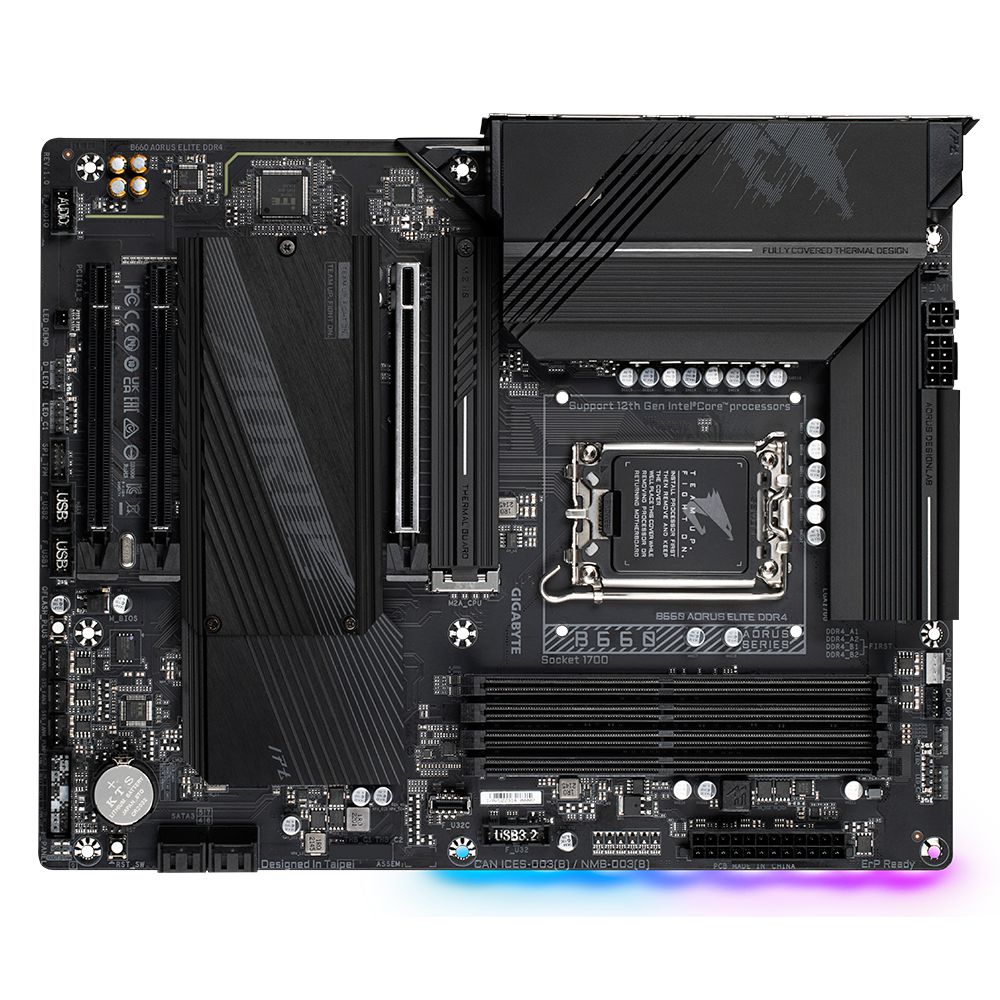 Detalhes de Placa Mae Gigabyte B660 Aorus Elite DDR4 LGA1700 ATXB660