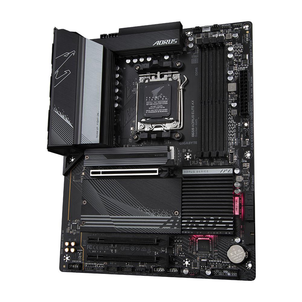 Detalhes de Placa mãe B650 Aorus Elite AX DDR5 M.2 AMD AM5 P/ Ryzen 7000