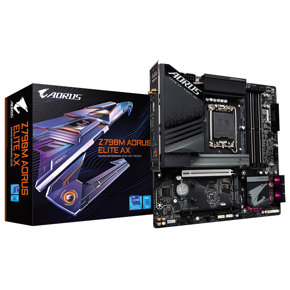 Placa Mãe Gigabyte Z790M Aorus Elite AX Z790 LGA 1700 DDR5