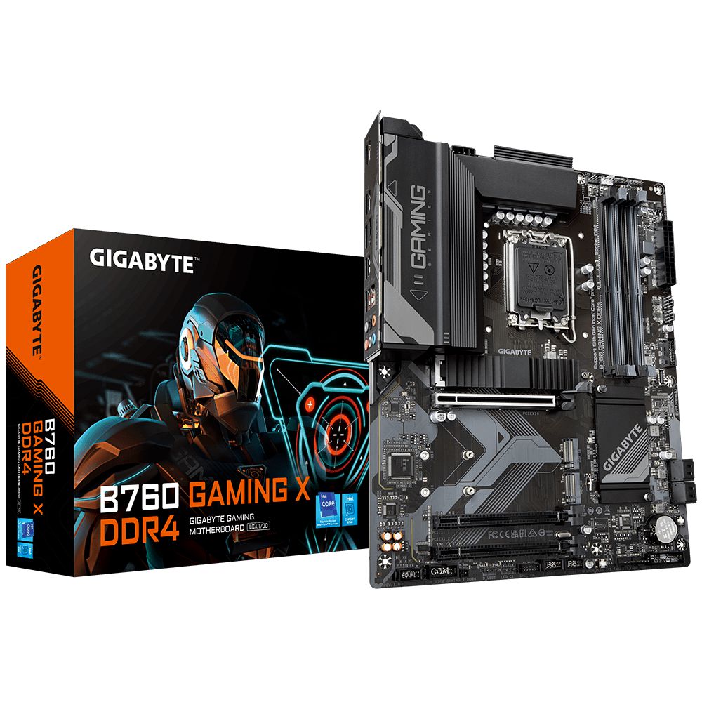 Placa mãe B760 Gaming X DDR4 M.2 Intel LGA1700 ATX Chipset B760