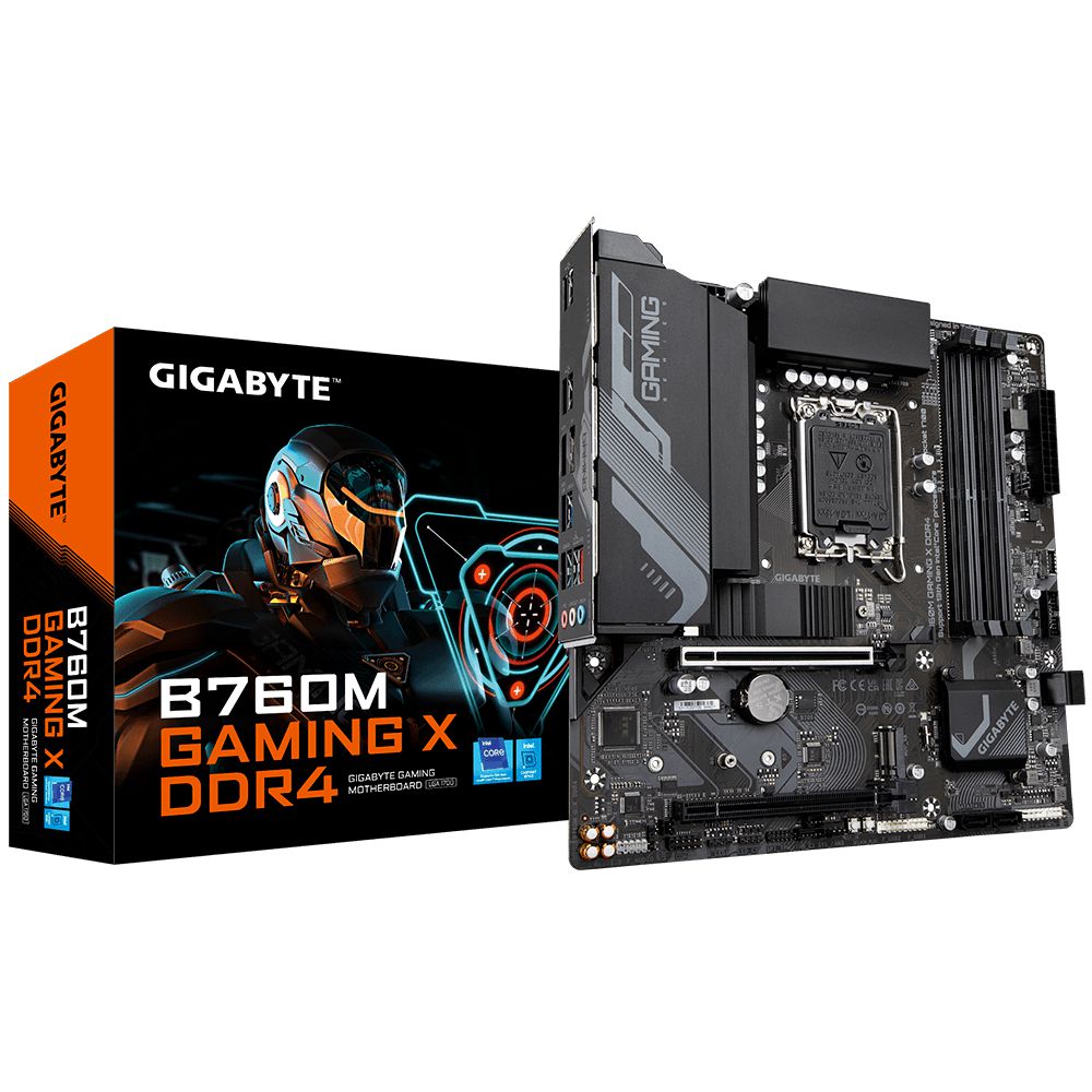 Placa mãe B760M Gaming X Intel DDR4 M.2 Intel LGA 1700 mATX