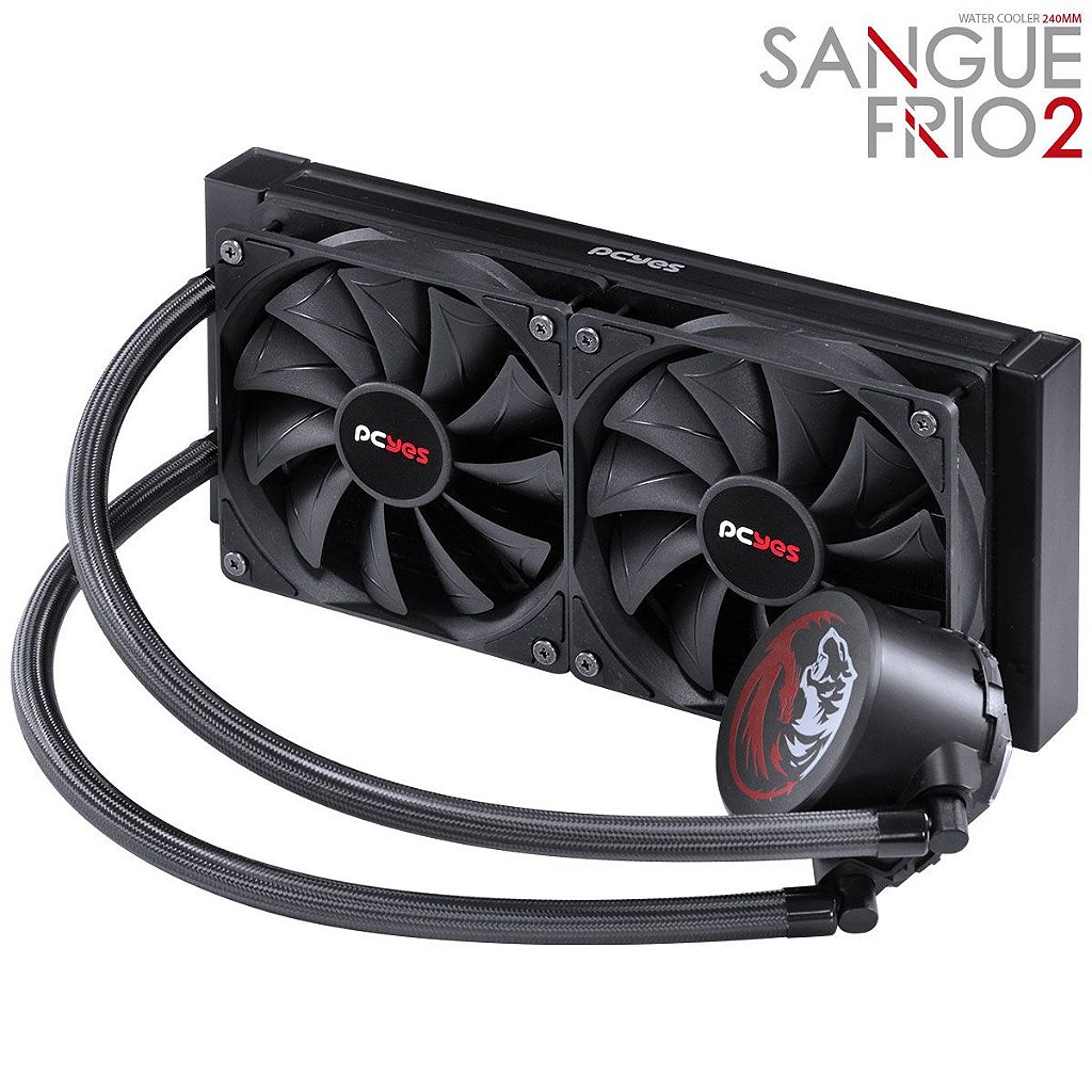 Water Cooler Sangue Frio 2 240mm Intel AMD - PSF2240H40PTSL