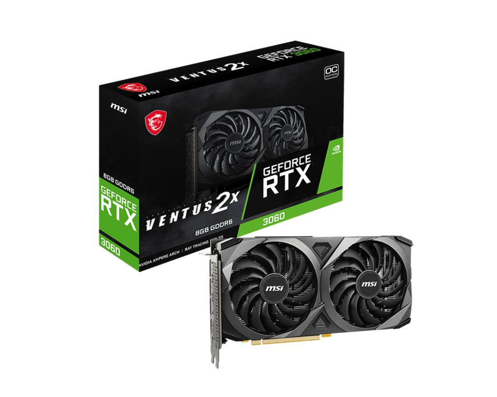 Placa Vídeo Msi Nvidia Geforce Rtx 3060 Gddr6 12gb Gddr6