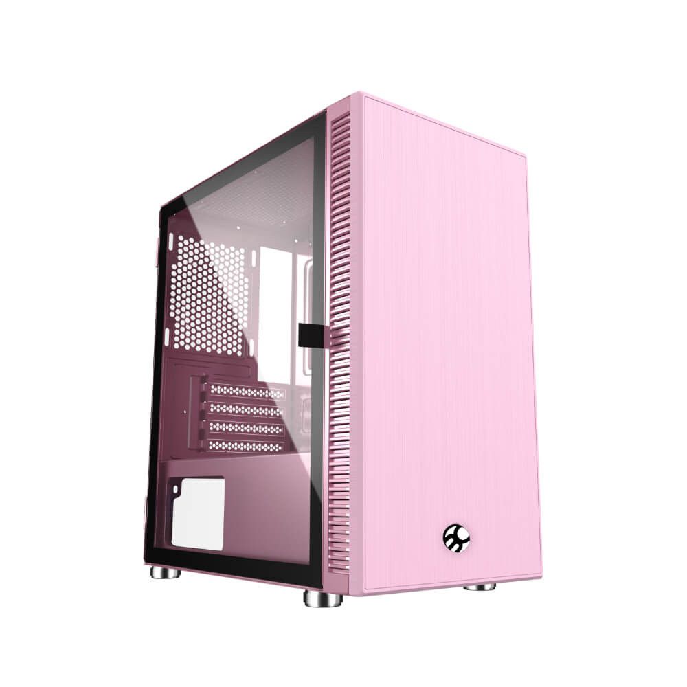 Gabinete Gamer Bluecase BG-048PK Sky Gate Rosa RGB USB 3.0