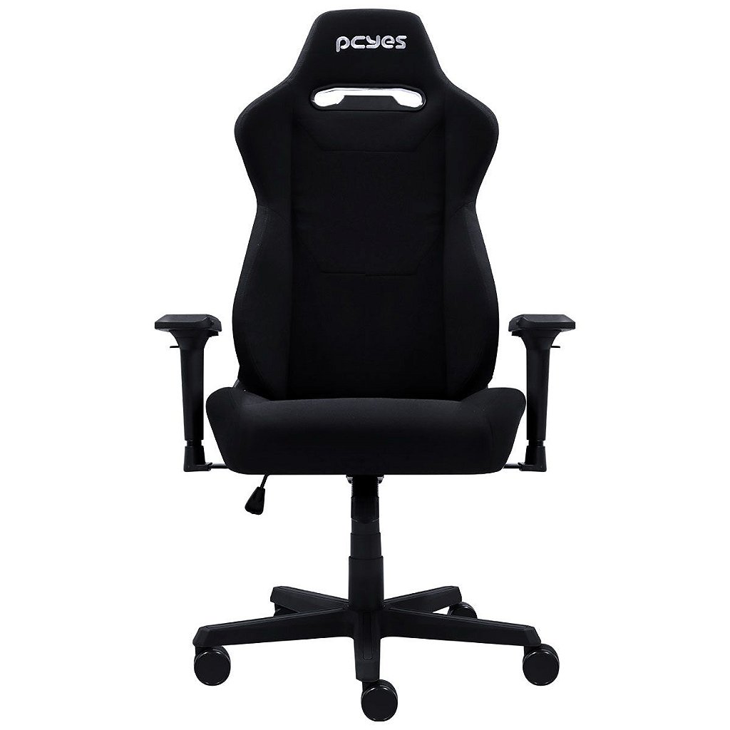 Detalhes de Cadeira Gamer Pcyes Mad Racer V8 Turbo Full Black V8TBMADPT