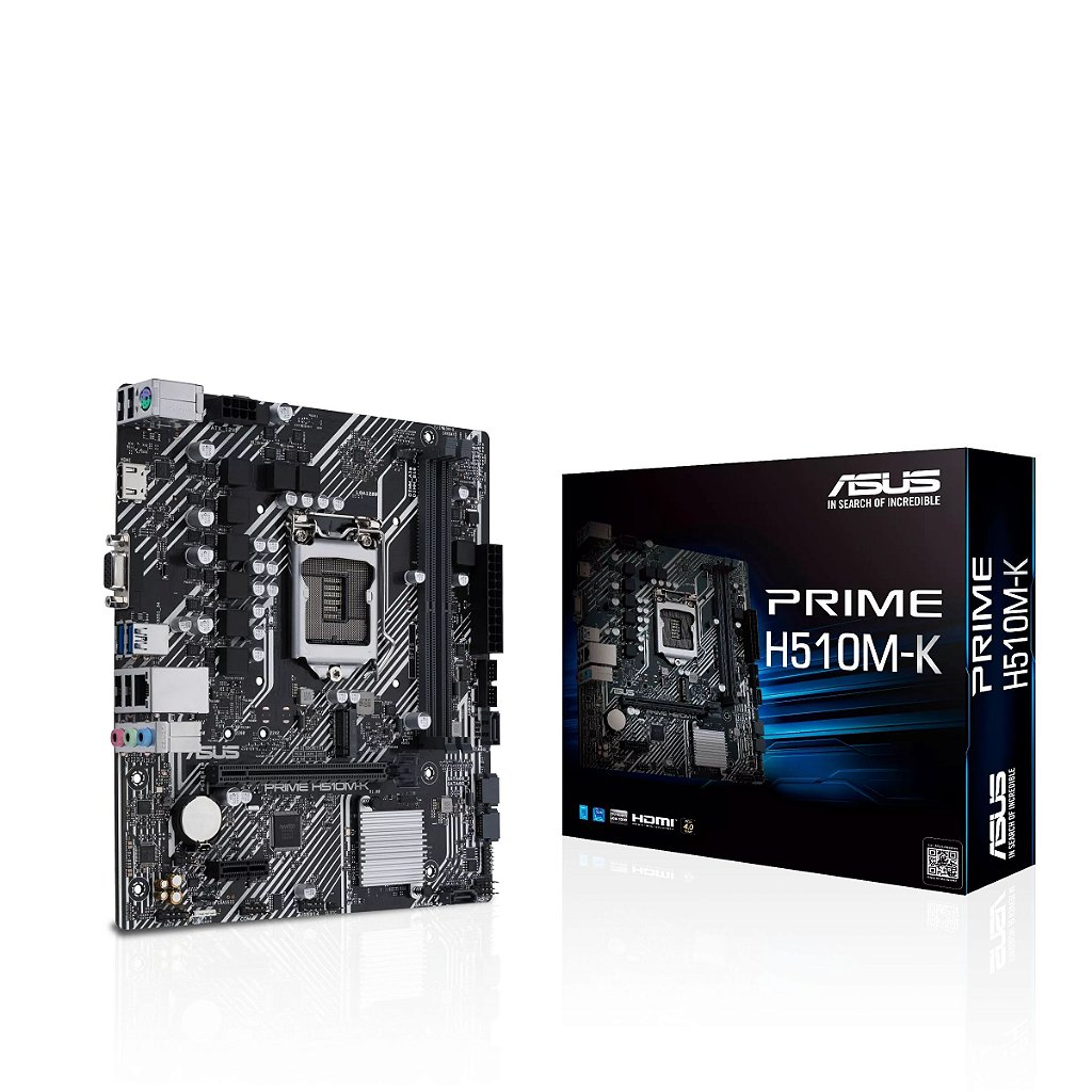Placa Mãe Asus H510M-K R2.0 Intel LGA 1200 mATX DDR4