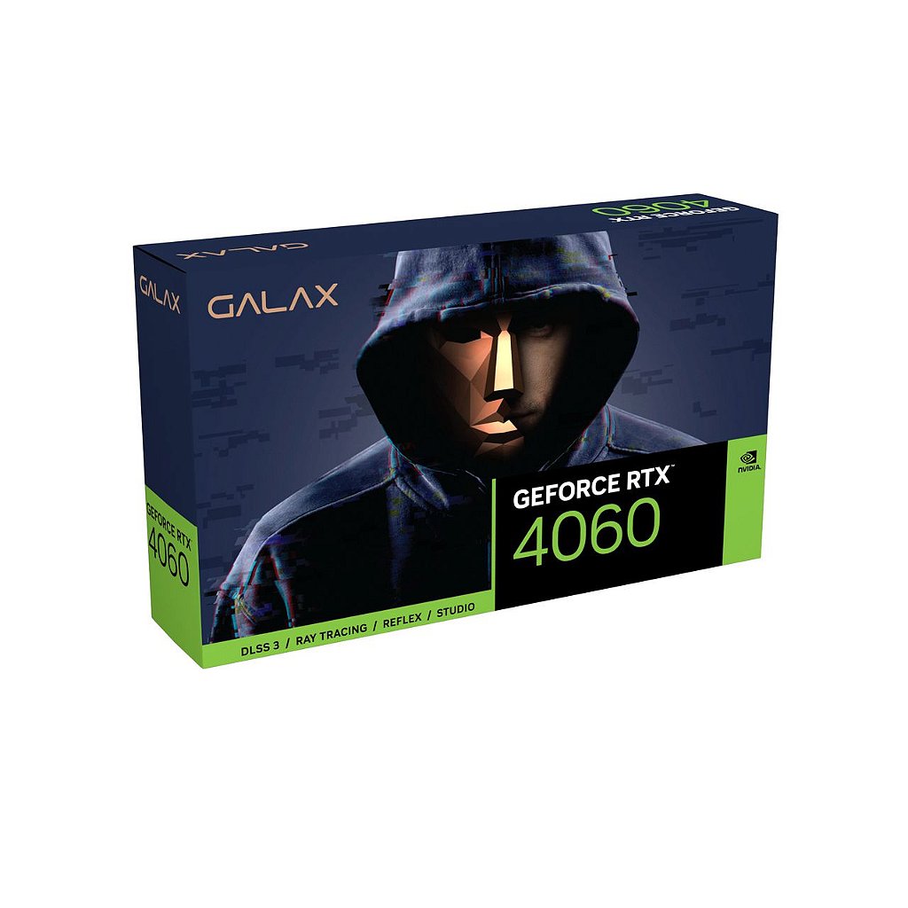 Detalhes de Placa Vídeo Galax Geforce Rtx 4060 1-Click OC 2x 8GB Gddr6X