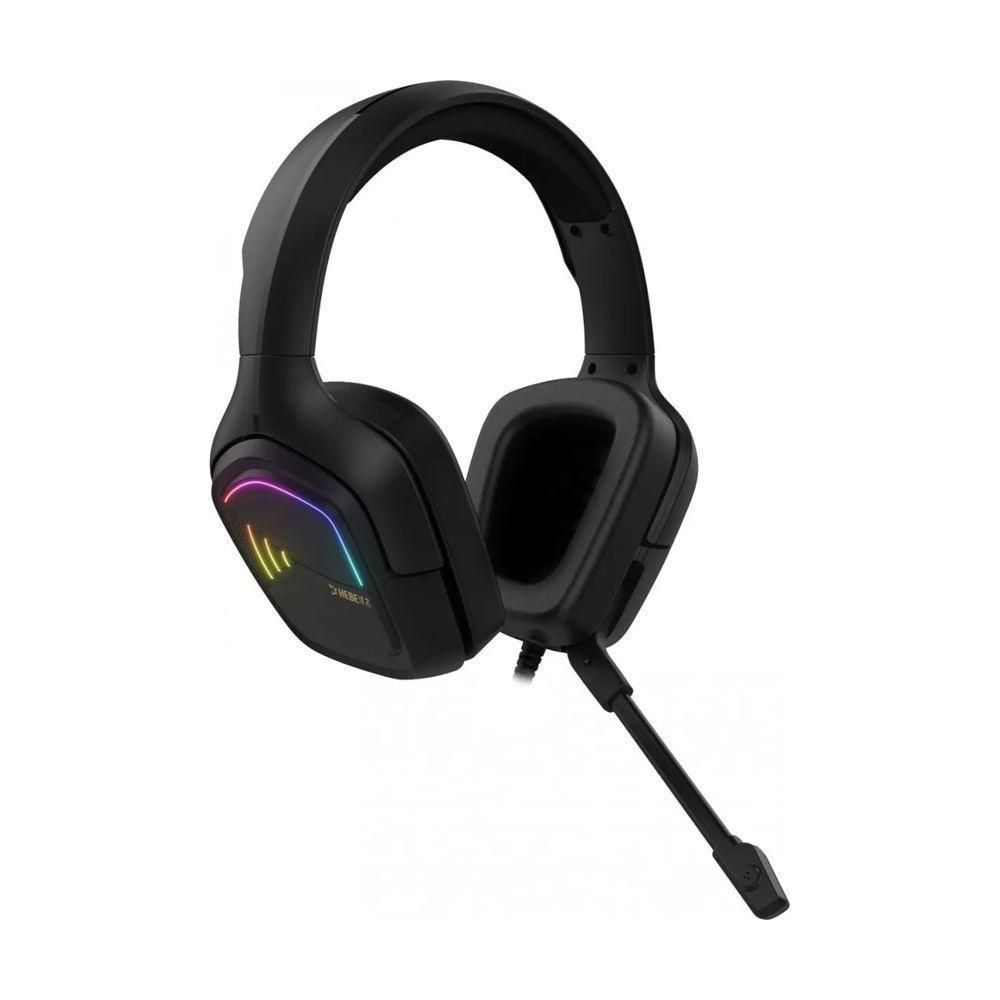 Detalhes de Headset Gamer Gamdias Hebe E2 Estéreo RGB Vibração Black