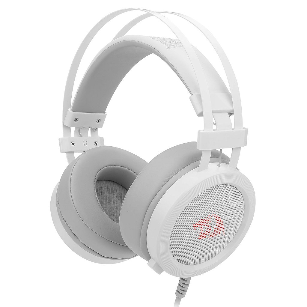Headset Gamer Redragon Scylla Lunar White H901W Branco Único