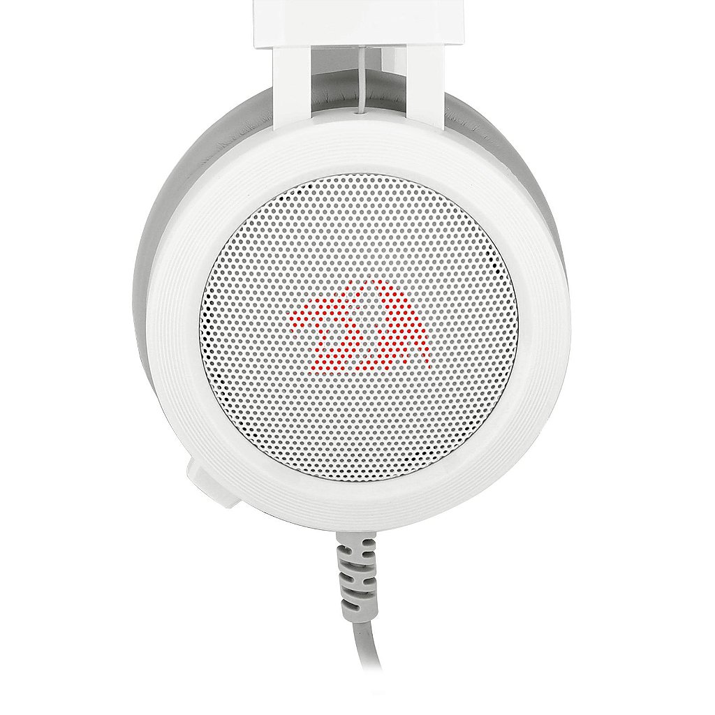 Detalhes de Headset Gamer Redragon Scylla Lunar White H901W Branco Único