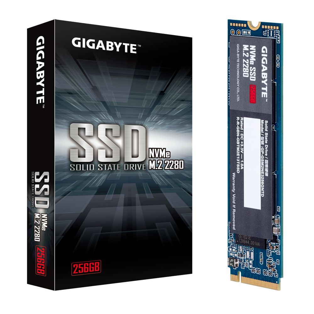 SSD M.2 256GB Nvme Gigabyte até 1.700 MB/s GP-GSM2NE3256GNTD