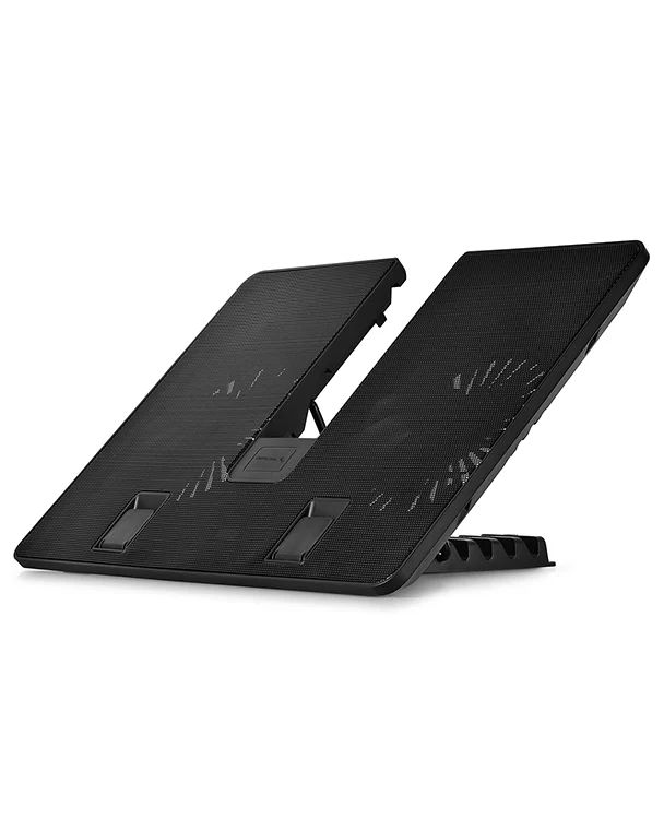 Suporte para Notebook DeepCool U Pal Ajustável Black 2 Fans 
