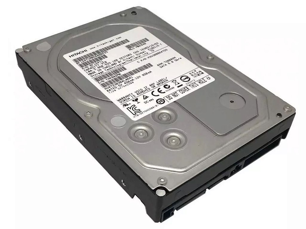 Hd Hitachi 3tb Ultrastar 7200rpm Sata 3 6gb/ Hua723030ala641