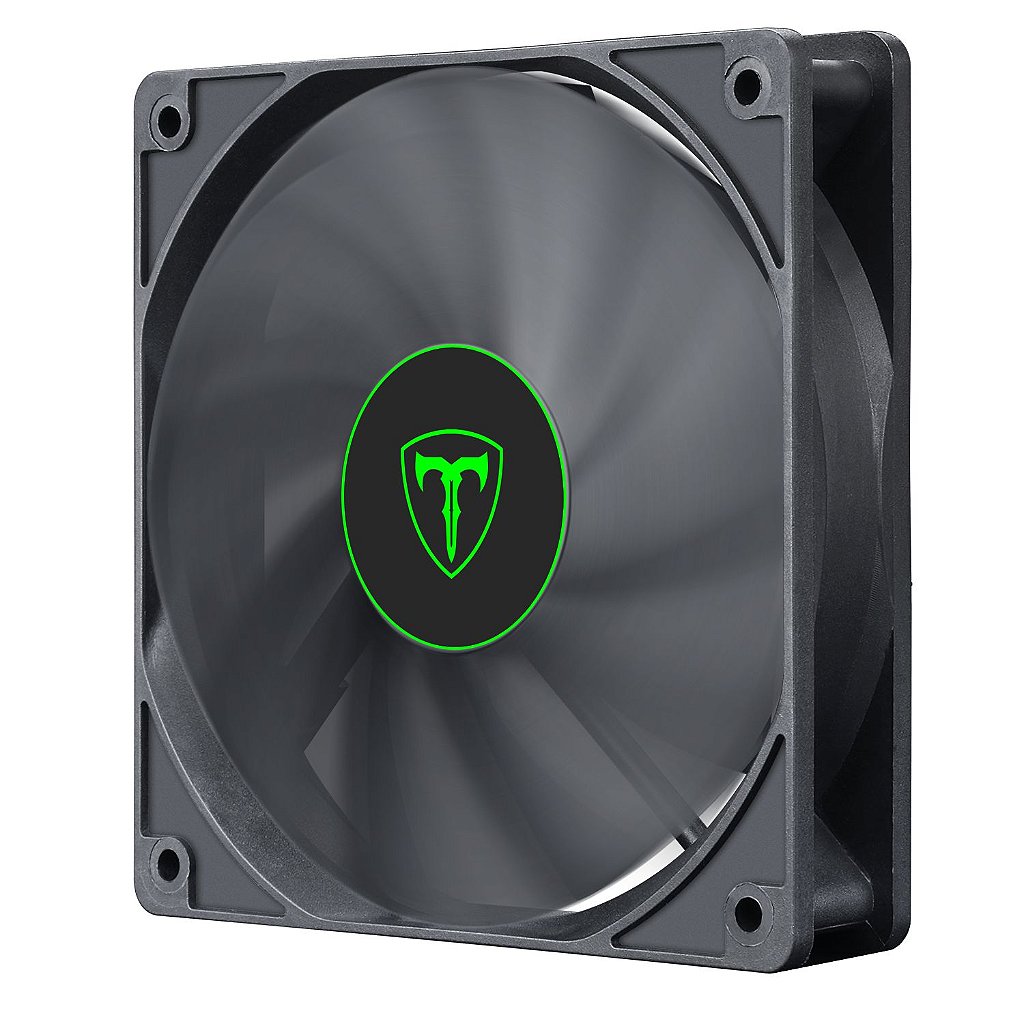 Detalhes de Cooler Fan Gamer Preta S/ Led 120mm Molex T-dagger - TTGF100