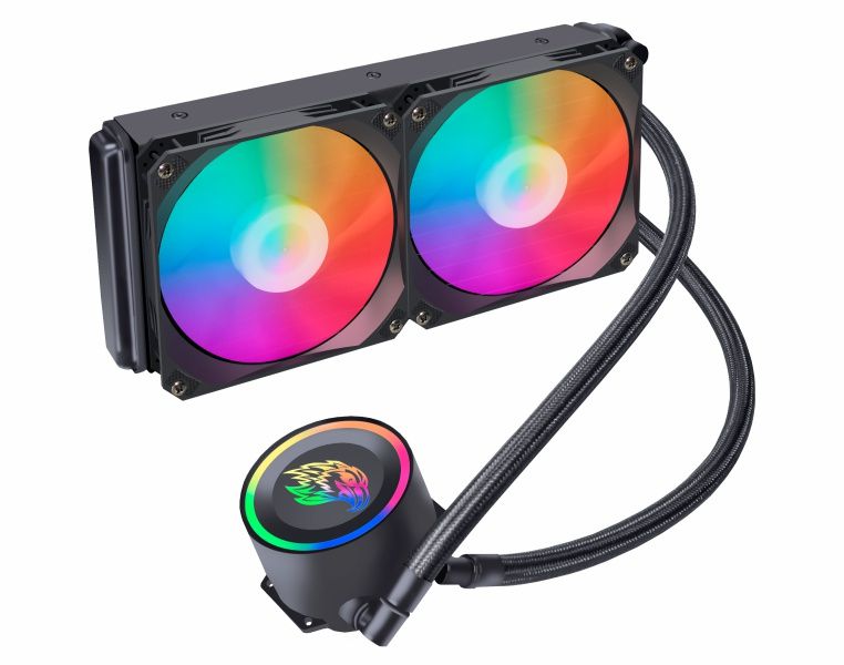 Detalhes de Water Cooler Refrigeração Agua Wac1 240mm Led RGB Intel AMD