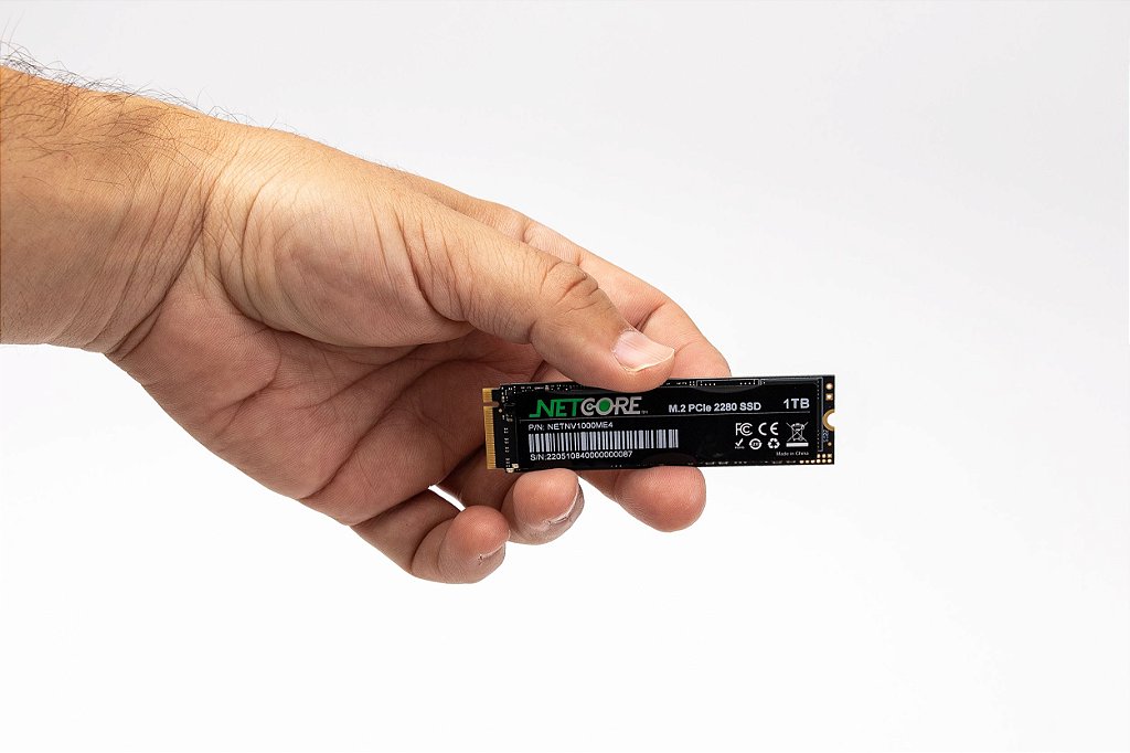 Detalhes de SSD M.2 Nvme 2280 1TB Pci-e 1900MB/s NetCore NETNV1000ME4