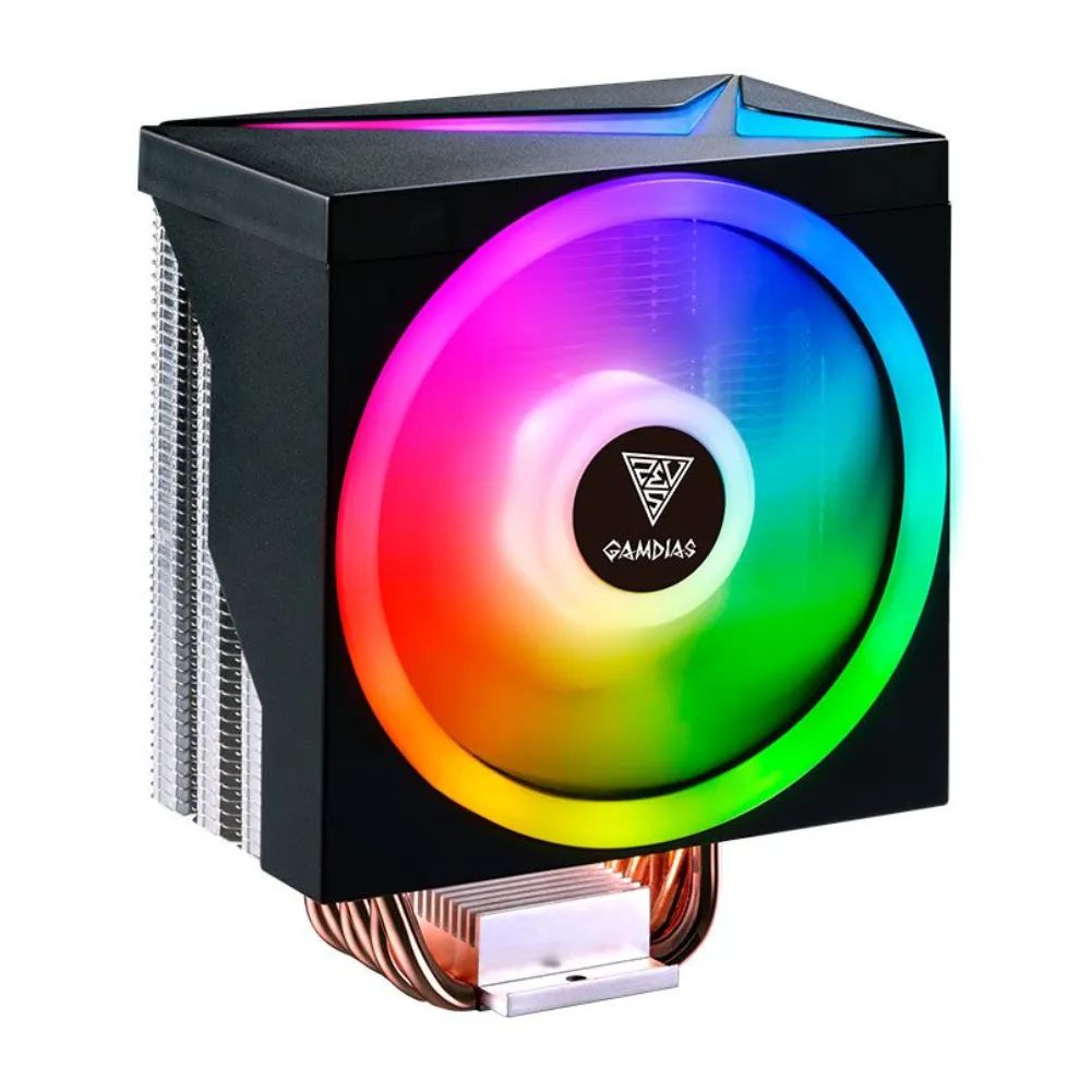 Air Cooler Processador Gamdias RGB 120mm Intel Bóreas M1-610