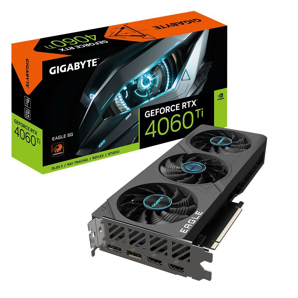 Placa Vídeo Rtx 4060 Ti Gigabyte Eagle Triple Fan Oc Nvidia