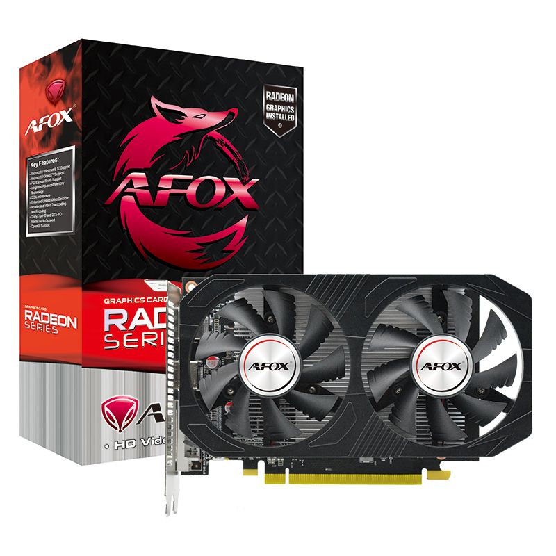 Placa Vídeo Afox AMD RX 550 4GB GDDR5 128 AFRX550-4096D5H4