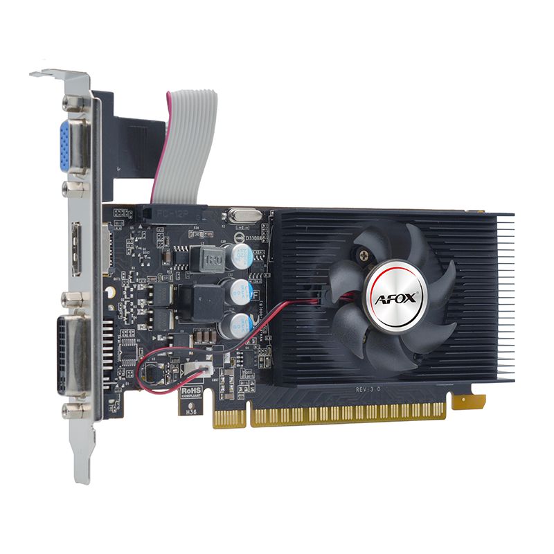 Detalhes de Placa De Vídeo Afox Nvidia GT 240 1Gb Ddr3 - AF240-1024D3L2