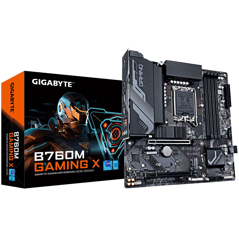 Placa mãe B760M Gaming X DDR5 M.2 Intel LGA 1700 12th 13th 