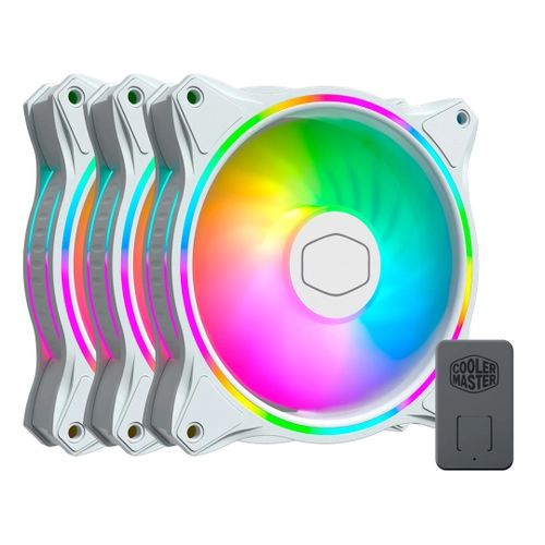 Kit Fan C/ 3 Unidades Cooler Master Master Fan Halo 3 ARgb
