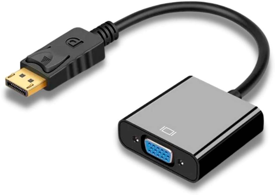 Cabo Adaptador Conversor Displayport Macho Para Vga Fêmea