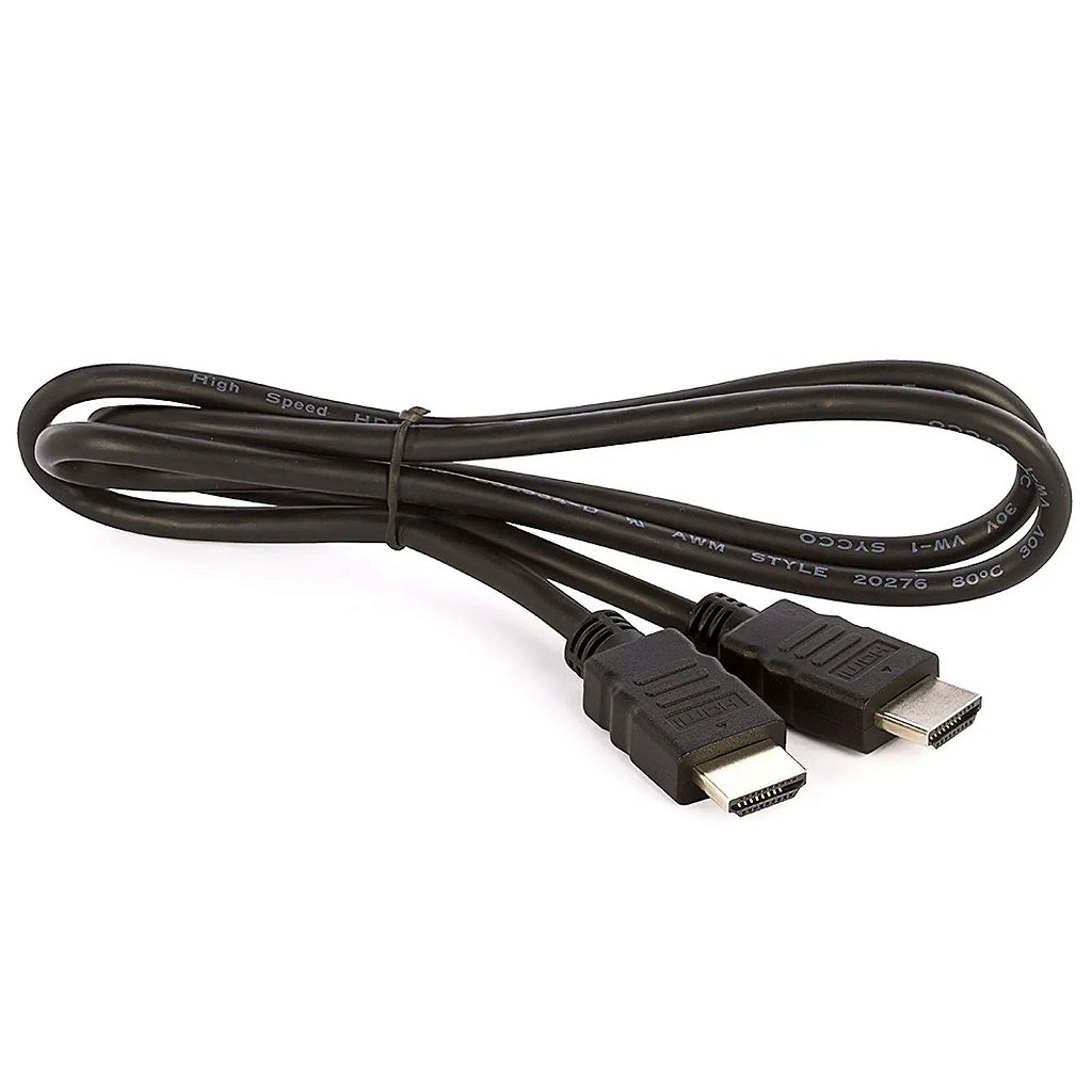 Detalhes de Cabo HDMI 1.4 Metros Full HD 1 Metro Preto HDMI x HDMI