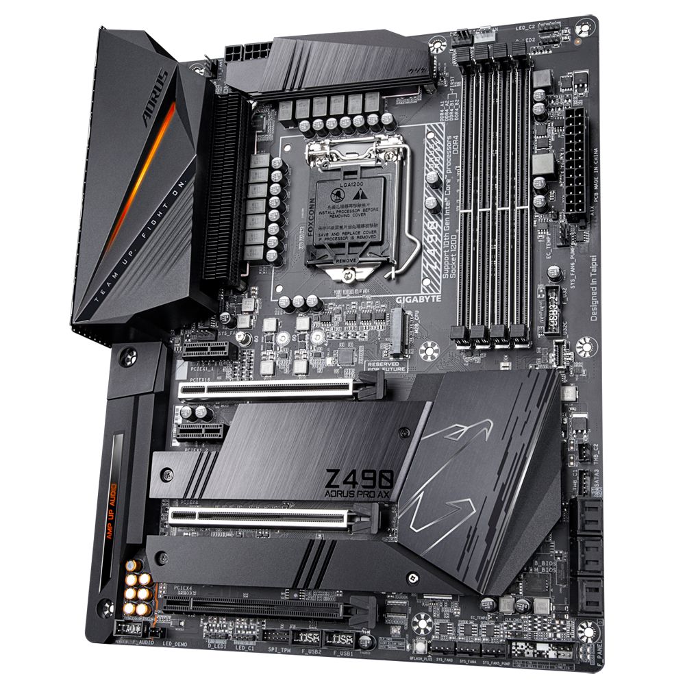 Detalhes de Placa Mãe Gigabyte Z490 Aorus Pro AX Intel LGA 1200 ATX DDR4