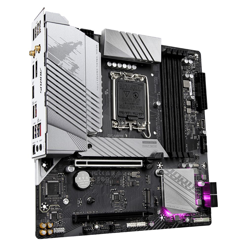 Detalhes de Placa mãe B760M Aorus Elite AX DDR5 Wi-fi M.2 Intel LGA 1700