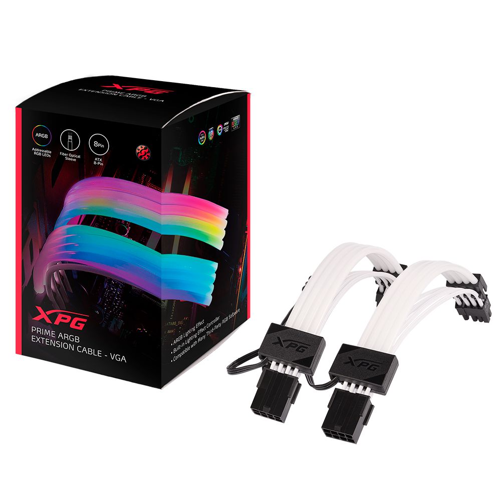 Cabo Sleeved VGA Adata XPG Prime 8 Pino ARGB PW8-PV2