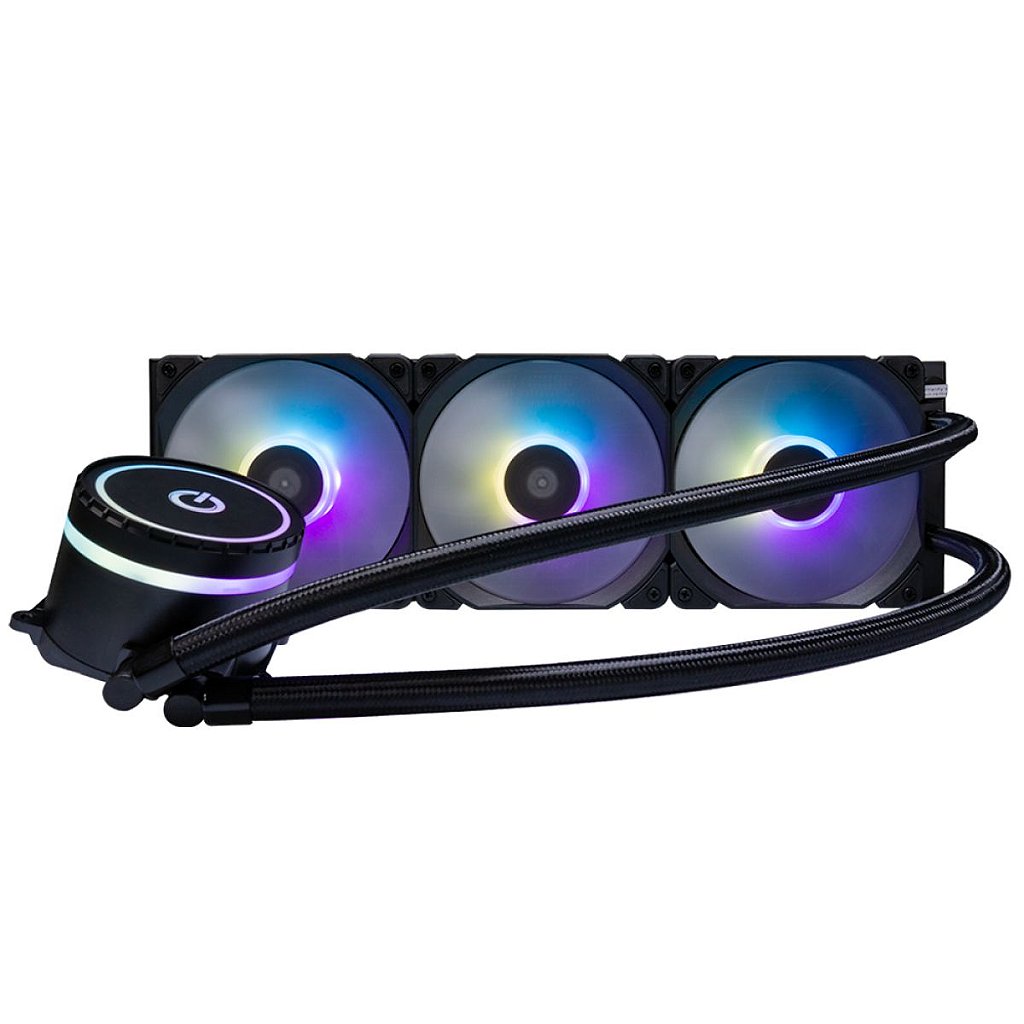 Detalhes de Water Cooler One Power Spectra ARGB 360mm Intel AMD - WC-502